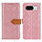 Custodia Portafoglio In Pelle Cover con Supporto K05Z per Google Pixel 8 5G Rosa