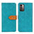 Custodia Portafoglio In Pelle Cover con Supporto K05Z per Nokia G21 Verde