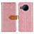 Custodia Portafoglio In Pelle Cover con Supporto K05Z per Nokia X100 5G Rosa