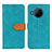 Custodia Portafoglio In Pelle Cover con Supporto K05Z per Nokia X100 5G Verde