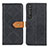 Custodia Portafoglio In Pelle Cover con Supporto K05Z per Sony Xperia 1 III Nero