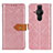 Custodia Portafoglio In Pelle Cover con Supporto K05Z per Sony Xperia PRO-I Rosa