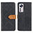 Custodia Portafoglio In Pelle Cover con Supporto K05Z per Xiaomi Mi 12 5G Nero