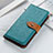 Custodia Portafoglio In Pelle Cover con Supporto K05Z per Xiaomi POCO C31 Verde