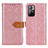 Custodia Portafoglio In Pelle Cover con Supporto K05Z per Xiaomi Poco M4 Pro 5G Rosa