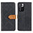 Custodia Portafoglio In Pelle Cover con Supporto K05Z per Xiaomi Poco X4 NFC