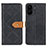 Custodia Portafoglio In Pelle Cover con Supporto K05Z per Xiaomi Redmi 13C Nero