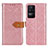 Custodia Portafoglio In Pelle Cover con Supporto K05Z per Xiaomi Redmi K40S 5G Rosa