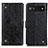 Custodia Portafoglio In Pelle Cover con Supporto K06Z per Google Pixel 6a 5G