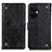 Custodia Portafoglio In Pelle Cover con Supporto K06Z per OnePlus Nord N30 5G Nero