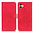 Custodia Portafoglio In Pelle Cover con Supporto K06Z per Samsung Galaxy F04 Rosso