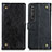 Custodia Portafoglio In Pelle Cover con Supporto K06Z per Sony Xperia 1 III