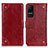 Custodia Portafoglio In Pelle Cover con Supporto K06Z per Xiaomi Civi 1S 5G Rosso