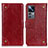 Custodia Portafoglio In Pelle Cover con Supporto K06Z per Xiaomi Mi 12T 5G Rosso