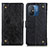 Custodia Portafoglio In Pelle Cover con Supporto K06Z per Xiaomi Poco C55
