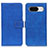 Custodia Portafoglio In Pelle Cover con Supporto K07Z per Google Pixel 8 5G Blu