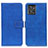 Custodia Portafoglio In Pelle Cover con Supporto K07Z per Motorola ThinkPhone 5G Blu