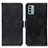 Custodia Portafoglio In Pelle Cover con Supporto K07Z per Nokia G22 Nero