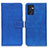 Custodia Portafoglio In Pelle Cover con Supporto K07Z per OnePlus Nord CE 2 5G Blu