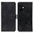 Custodia Portafoglio In Pelle Cover con Supporto K07Z per OnePlus Nord CE 3 5G Nero