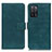 Custodia Portafoglio In Pelle Cover con Supporto K07Z per Oppo A53s 5G Verde
