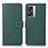 Custodia Portafoglio In Pelle Cover con Supporto K07Z per Oppo A57 5G Verde