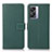Custodia Portafoglio In Pelle Cover con Supporto K07Z per Oppo A77 5G Verde