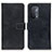 Custodia Portafoglio In Pelle Cover con Supporto K07Z per Oppo A93 5G Nero