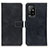 Custodia Portafoglio In Pelle Cover con Supporto K07Z per Oppo A94 5G Nero