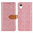 Custodia Portafoglio In Pelle Cover con Supporto K07Z per Samsung Galaxy A23 5G SC-56C Rosa