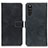 Custodia Portafoglio In Pelle Cover con Supporto K07Z per Sony Xperia 10 III SO-52B Nero