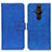 Custodia Portafoglio In Pelle Cover con Supporto K07Z per Sony Xperia PRO-I Blu