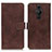 Custodia Portafoglio In Pelle Cover con Supporto K07Z per Sony Xperia PRO-I Marrone