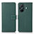 Custodia Portafoglio In Pelle Cover con Supporto K07Z per Vivo iQOO Z6 Pro 5G Verde