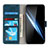 Custodia Portafoglio In Pelle Cover con Supporto K07Z per Xiaomi Poco C55