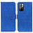 Custodia Portafoglio In Pelle Cover con Supporto K07Z per Xiaomi Poco M4 Pro 5G Blu