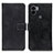 Custodia Portafoglio In Pelle Cover con Supporto K07Z per Xiaomi Redmi A1 Plus Nero