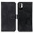 Custodia Portafoglio In Pelle Cover con Supporto K07Z per Xiaomi Redmi Note 10 JE 5G Nero