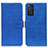 Custodia Portafoglio In Pelle Cover con Supporto K07Z per Xiaomi Redmi Note 11 4G (2022) Blu