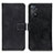 Custodia Portafoglio In Pelle Cover con Supporto K07Z per Xiaomi Redmi Note 11 Pro 4G Nero