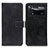 Custodia Portafoglio In Pelle Cover con Supporto K07Z per Xiaomi Redmi Note 11E Pro 5G Nero