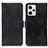 Custodia Portafoglio In Pelle Cover con Supporto K07Z per Xiaomi Redmi Note 12 Pro 5G Nero