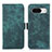 Custodia Portafoglio In Pelle Cover con Supporto K08Z per Google Pixel 8a 5G Verde