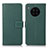 Custodia Portafoglio In Pelle Cover con Supporto K08Z per Huawei Honor 50 Lite Verde