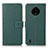 Custodia Portafoglio In Pelle Cover con Supporto K08Z per Nokia C200 Verde