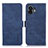 Custodia Portafoglio In Pelle Cover con Supporto K08Z per Nothing Phone 2 Blu