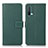 Custodia Portafoglio In Pelle Cover con Supporto K08Z per OnePlus Nord CE 5G Verde