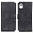 Custodia Portafoglio In Pelle Cover con Supporto K08Z per Samsung Galaxy A23e 5G Nero