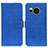 Custodia Portafoglio In Pelle Cover con Supporto K08Z per Sharp Aquos Sense7 Plus Blu