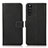 Custodia Portafoglio In Pelle Cover con Supporto K08Z per Sony Xperia 10 III Lite Nero